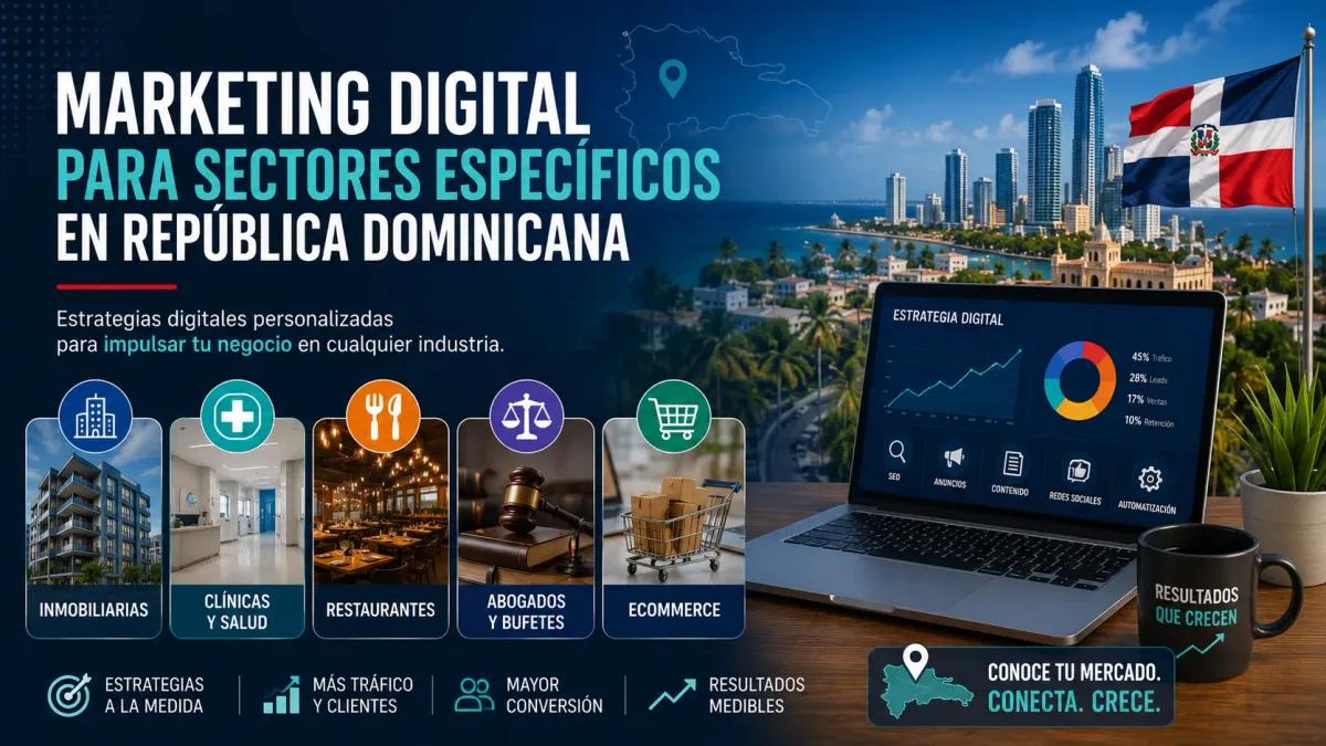 Marketing digital para sectores específicos en República Dominicana: guía por industria